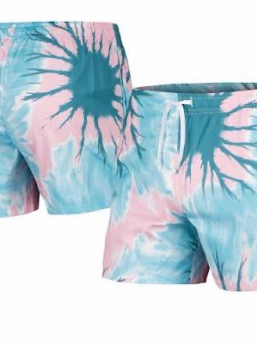 Tie-Dye Blue & Pink men's  Shorts